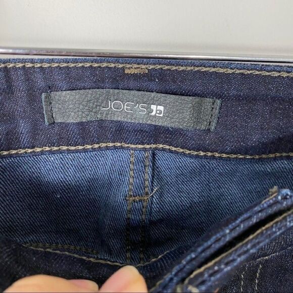Joe’s Skinny Ankle Cropped Jeans In Dark Wash 27 - Picture 5 of 10